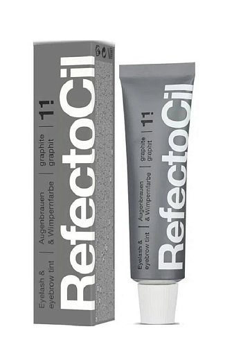 Краска для бровей и ресниц №1.1 Графит (Темно-Серая) - RefectoCil Dark Gray