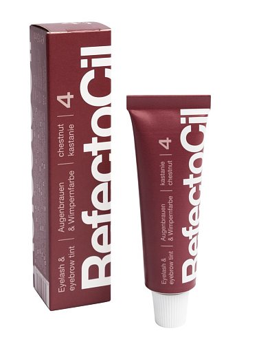 Краска для бровей и ресниц №4 Каштановая - RefectoCil Chestnut