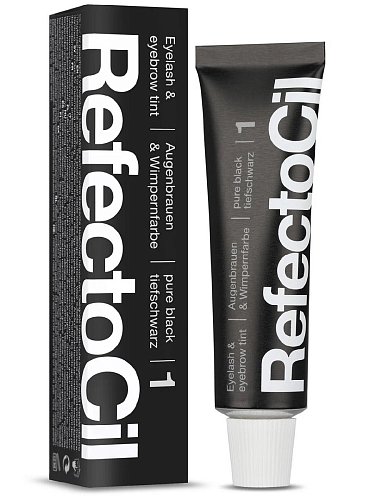 Краска для бровей и ресниц №1 Черная - RefectoCil Black