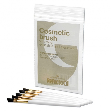 Косметические кисточки 5 штук твердые - RefectoCil Cosmetic hard brush