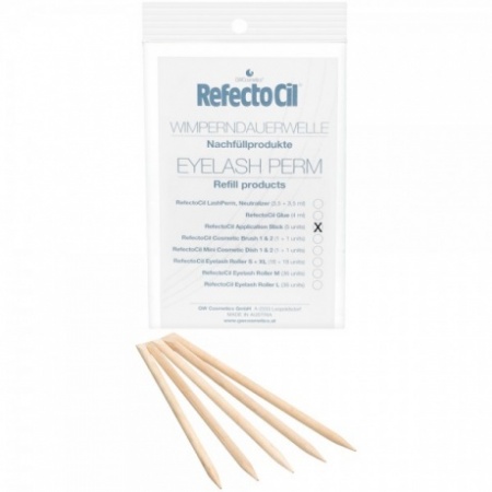Палочки из розового дерева RefectoCil Eyelash Perm Refill Rosewood Sticks